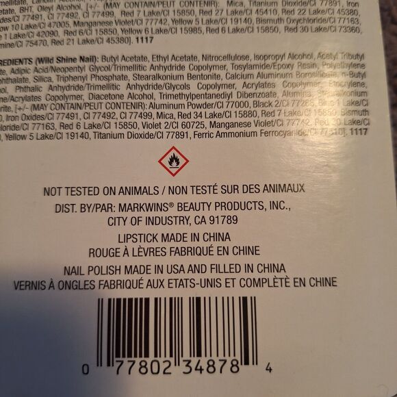 Wet N Wild Silk Finish LIPSTICK Breeze+ Wild Shine NAIL COLOR Limited Edition - Picture 5 of 6